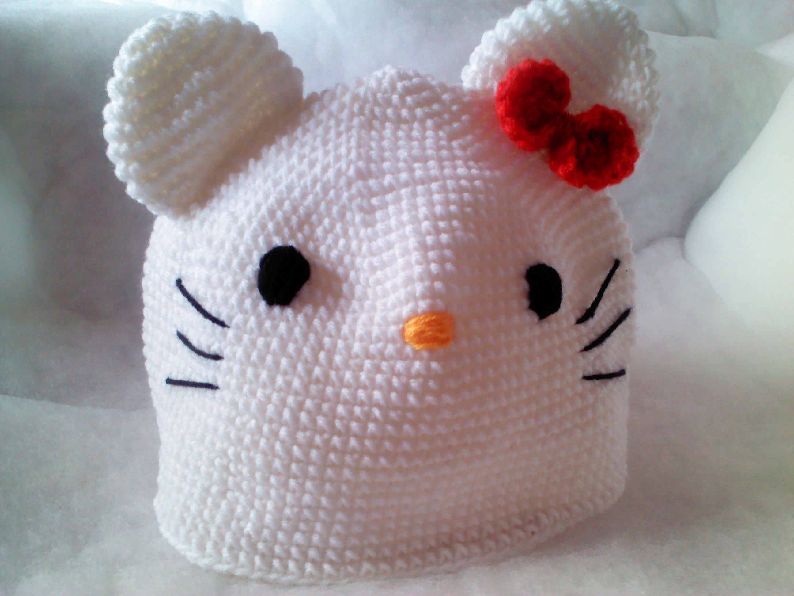 หมวกคิตตี้สีขาว