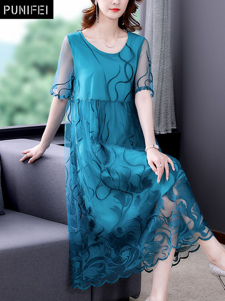 เดรสวัยผู้ใหญ่40-60ปี เดรสคุณแม่ ชุดเดรสทำงานวัยผู้ใหญ่ แบรนด์ MAMA DRESS