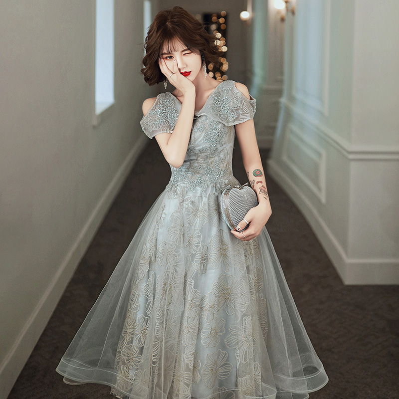 ชุดราตรี ชุดราตรีสวยหรู แบบ ทันสมัย Evening dress
