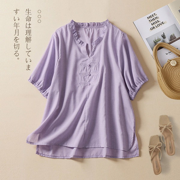 เสื้อลินิน แบบเสื้อสวยๆ เสื้อผ้าฝ้ายลินิน เสื้อเชิ้ตผ้าลินิน BY LININ