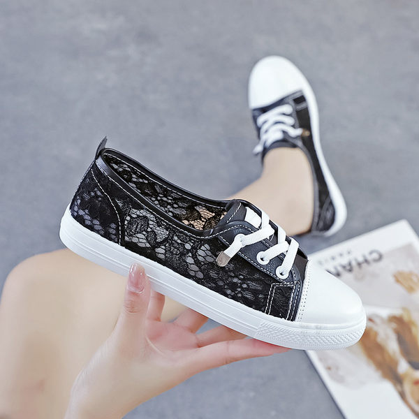 รองเท้าผ้าใบ รองเท้าลำลอง รองเท้าผ้าใบลำลอง รองเท้าแฟชั่นแบบสวม Slipper Shop