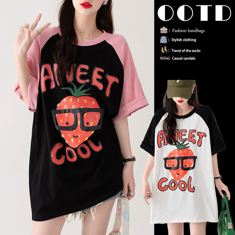 เสื้อยืดคนอ้วนแบบโอเวอร์ไซส์แบบ ulzzang fashion สนใจทักแชท