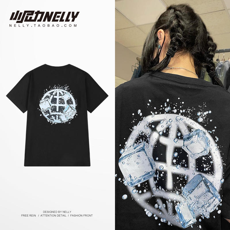 เสื้อยืดคอกลม ผู้ชาย เสื้อยืดผู้ชายเกาหลี เสื้อยืดเกาหลี แบรนด์ NELLY