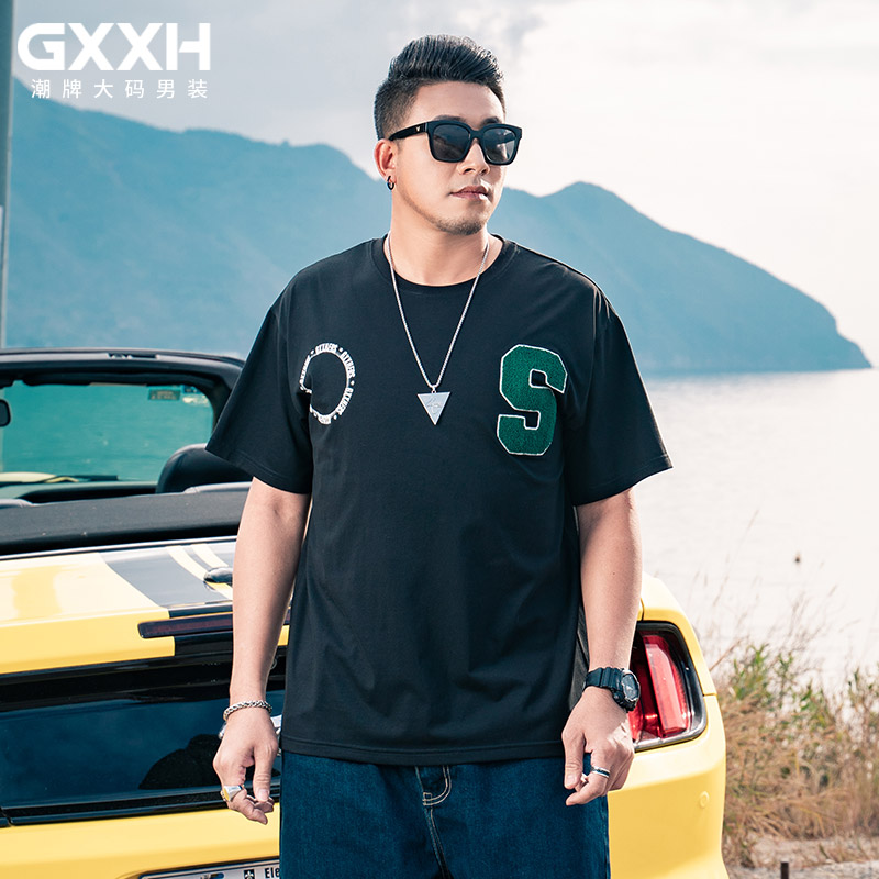 เสื้อยืดผู้ชายอ้วน S-5XL(อกเสื้อ39-51นิ้ว)