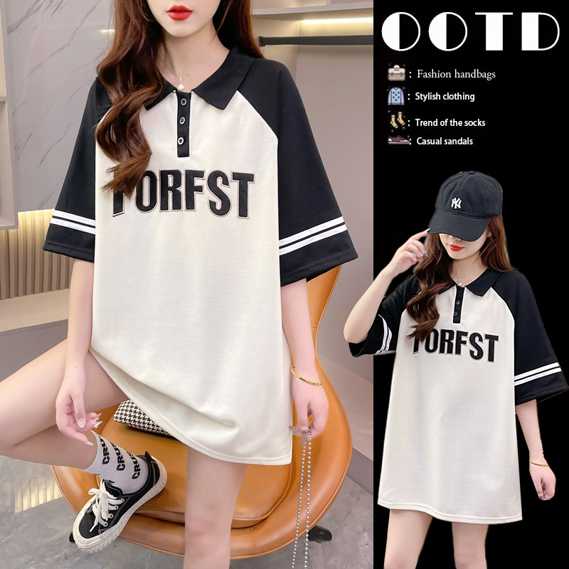เสื้อยืดคนอ้วนแบบโอเวอร์ไซส์แบบ ulzzang fashion สนใจทักแชท