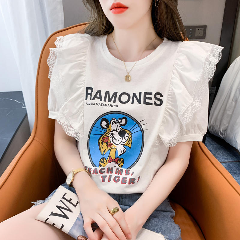 เสื้อยืดวัยรุ่นน่ารักๆ เสื้อวัยรุ่นแขนสั้น เสื้อผ้าวัยรุ่นเกาหลี แบรนด์ Wiyike