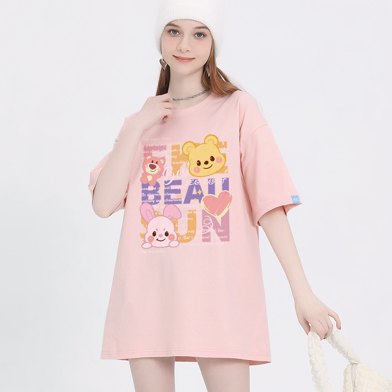 เสื้อผ้าวัยรุ่นเกาหลี เสื้อยืดวัยรุ่นผู้หญิง มีขนาด S M L XL