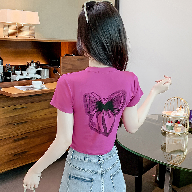 เสื้อผ้าวัยรุ่นเกาหลี เสื้อยืดวัยรุ่นผู้หญิง มีขนาด S M L XL