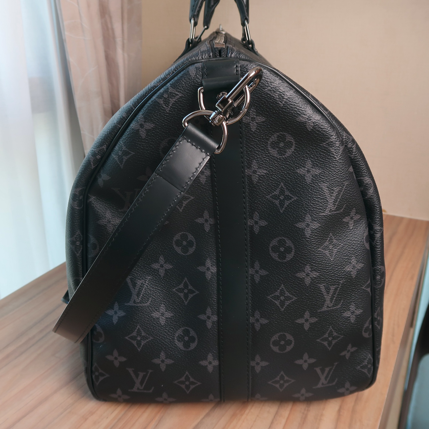 Louis Vuitton Monogram Eclipse Keepall 55 (2019)