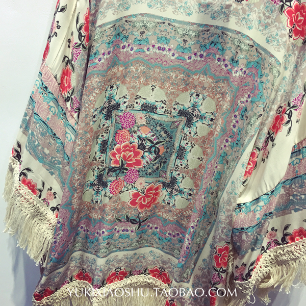 หน้าร้อนนี้ห้ามพลาด เสื้อคลุมแฟชั่น ผ้าชีฟอง นุ่มลื่น เนื้อดี แต่งพู่เก๋ๆ ใส่สบาย พร้อมส่งจ้า