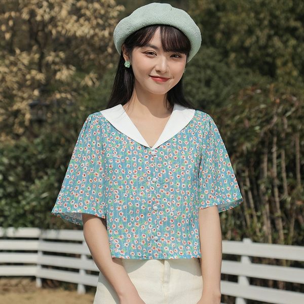 เสื้อชีฟองเกาหลี เสื้อชีฟองสวยๆ