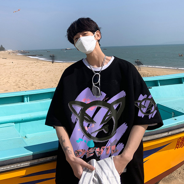 เสื้อยืดผู้ชายอ้วน S-5XL(อกเสื้อ39-51นิ้ว)