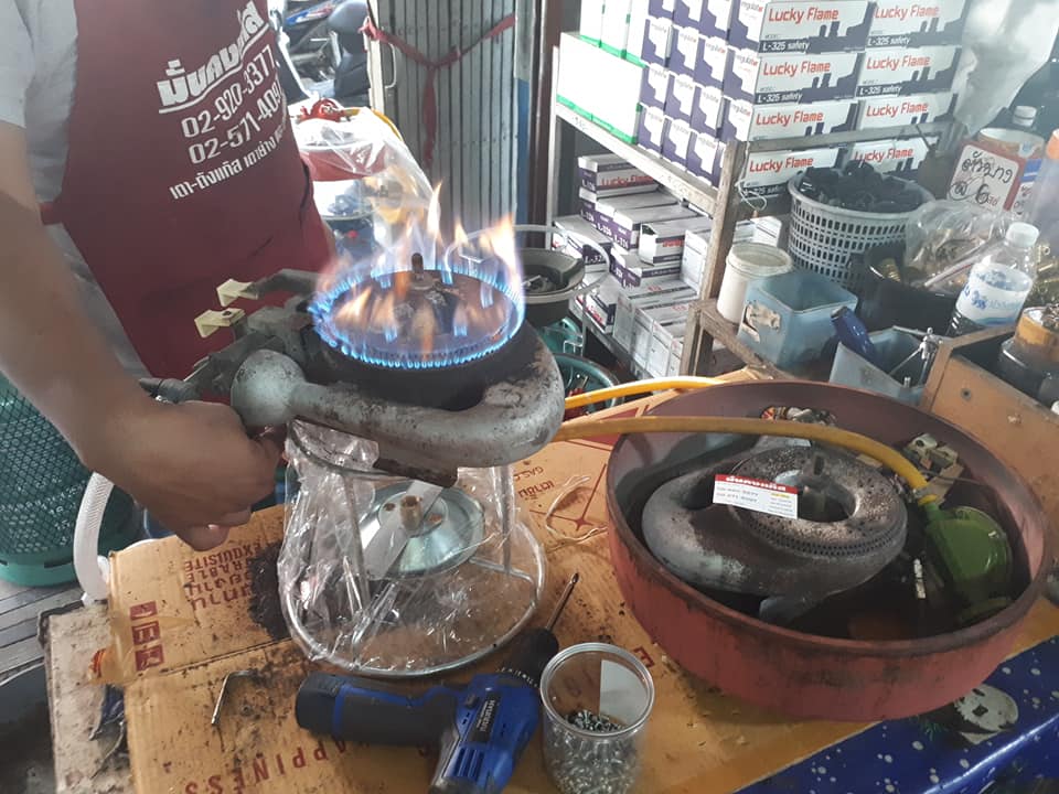 บริการปรีษา - ซ่อม*(ตลาดบางบัวทอง จ.นนทบุรี) เตาแก๊ส จำหน่ายอะไหล่เตา