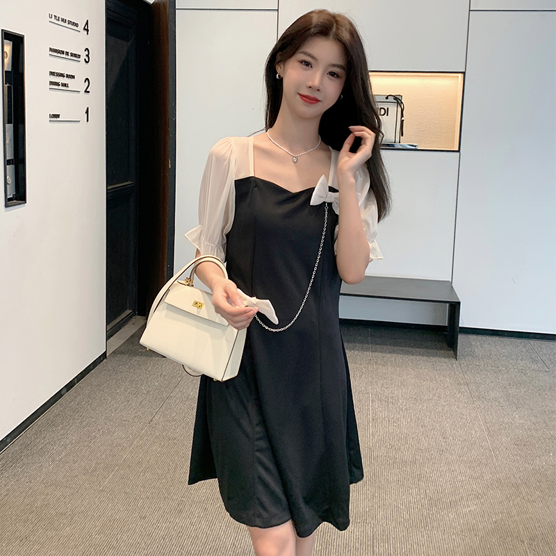 เดรสแขนสั้น มีไซส์ L-4XLอก 38-47 นิ้ว ใส่ได้ทั้งสาวหุ่นดีน่ารักจนถึงสาวอวบพลัสไซส์ จัดส่งฟรี! ทักแชทสั่งซื้อ