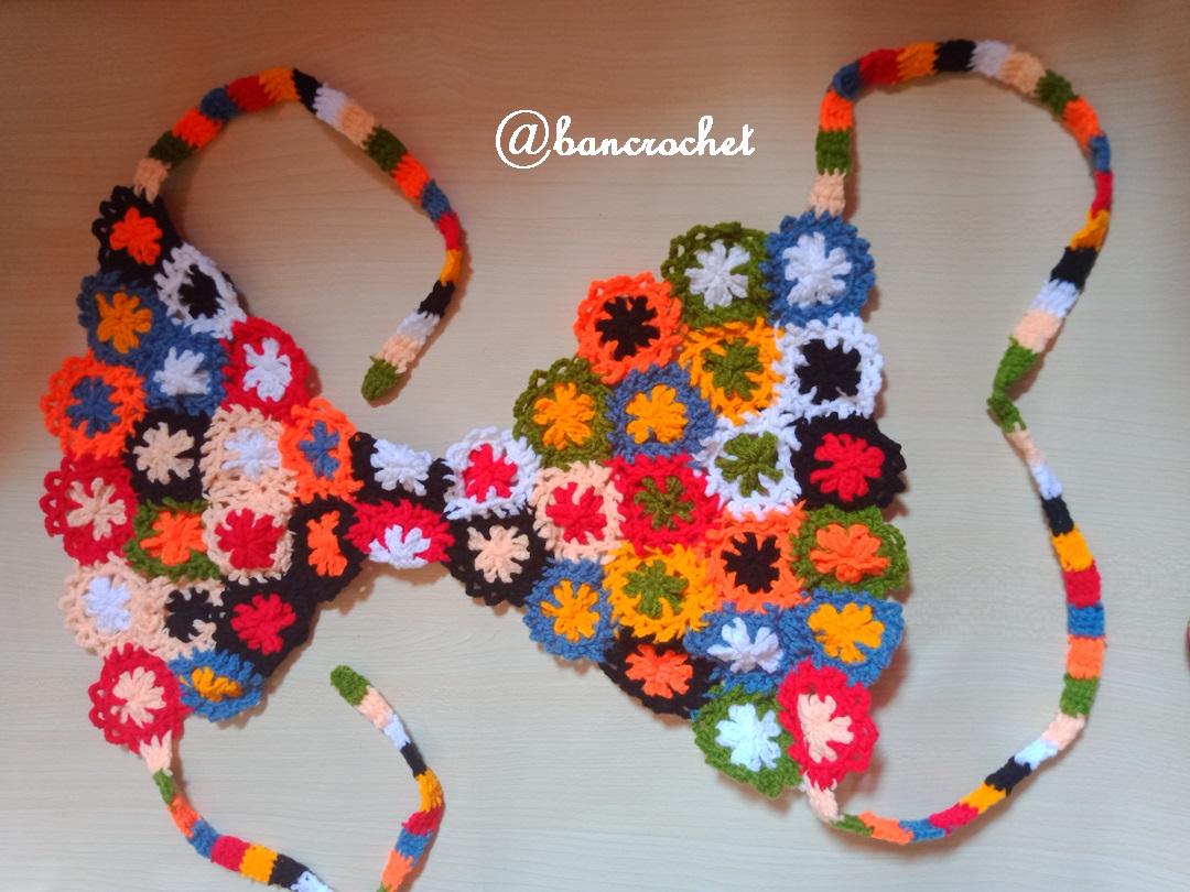Bancrochet ที่คาดผมถักโครเชต์ crochet headband หลากสี