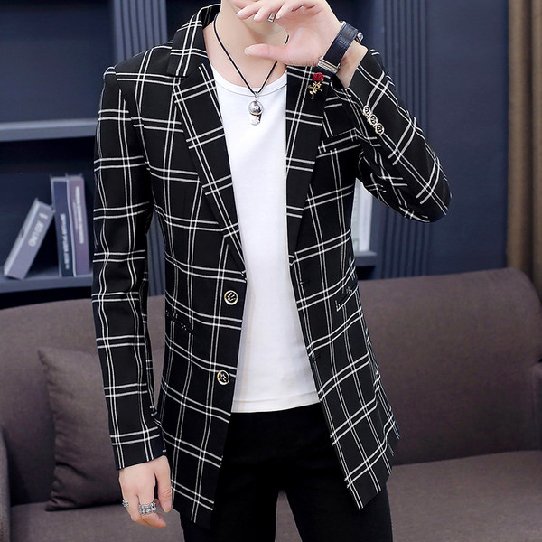 สูท Blazers ผู้ชาย เสื้อคลุมสไตล์สูท สำหรับผู้ชาย