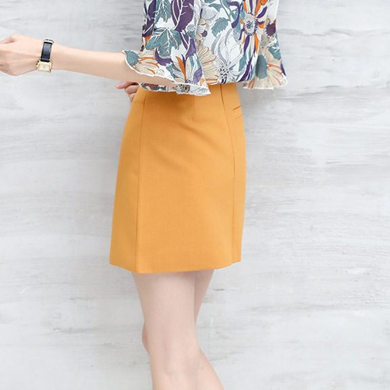 Skirt347 กระโปรงทรงเอซิปหลังสีพื้น ผ้าไมโครเนื้อดีนุ่มมีน้ำหนักใส่สบาย งานน่ารักผ้าดีทรงสวยแมทช์ง่าย **เหลือสีเขียวมิ้นท์สีเดียวค่ะ