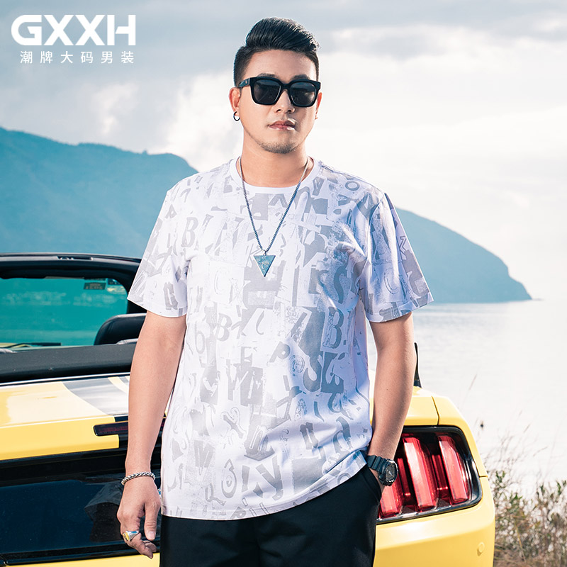 เสื้อยืดผู้ชายอ้วน S-5XL(อกเสื้อ39-51นิ้ว)