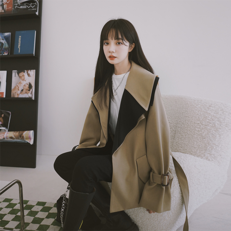 เสื้อโค้ท เสื้อโค้ทกันหนาว เสื้อโค้ทใส่เที่ยวต่างประเทศ ยี่ห้อ: Qianziqian