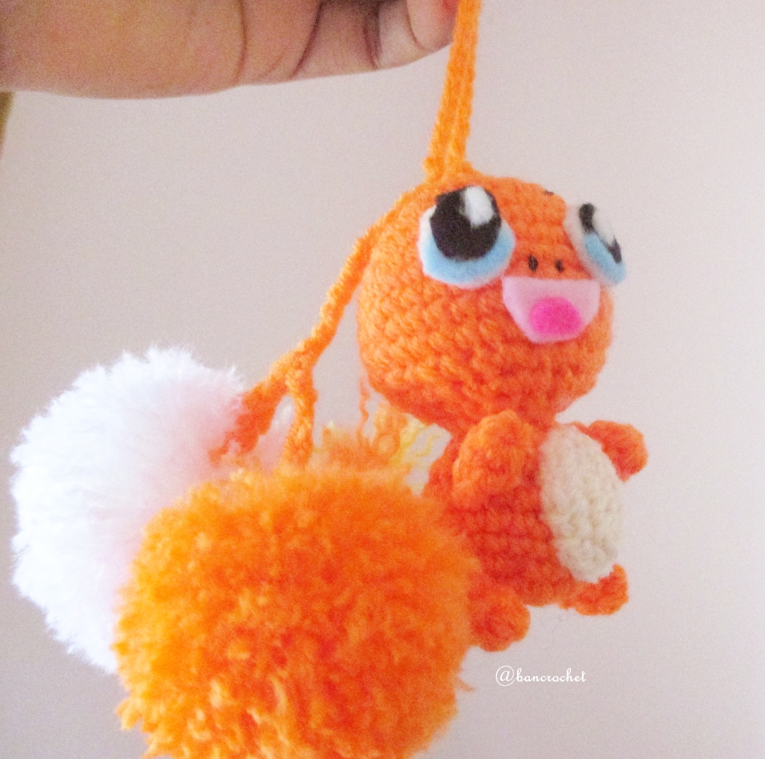 ที่ห้อยกระเป๋า พวงกุญแจตุ๊กตา ฮิโตะคาเงะ dolls pom pom amigurumi crochet keychain