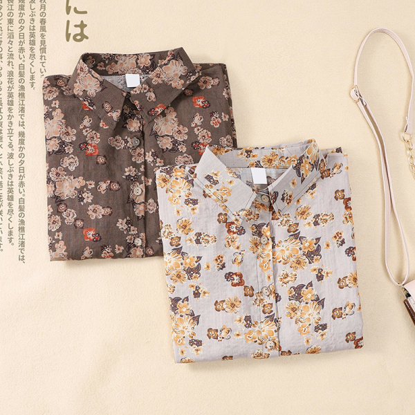 เสื้อลินิน แบบเสื้อสวยๆ เสื้อผ้าฝ้ายลินิน เสื้อเชิ้ตผ้าลินิน BY LININ