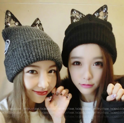 หมวกไหมพรม หูแมว ฮ๊อตมาก ดาราใส่กันเยอะ น่ารักกกกก
