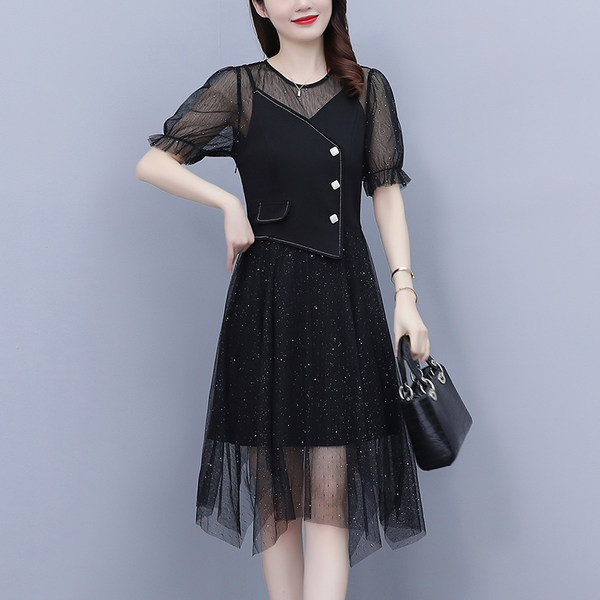 เดรสไซส์ใหญ่ ชุดเดรสสาวพลัสไซส์ เดรสเรียบหรู ไซส์ใหญ่ BY SHUYA