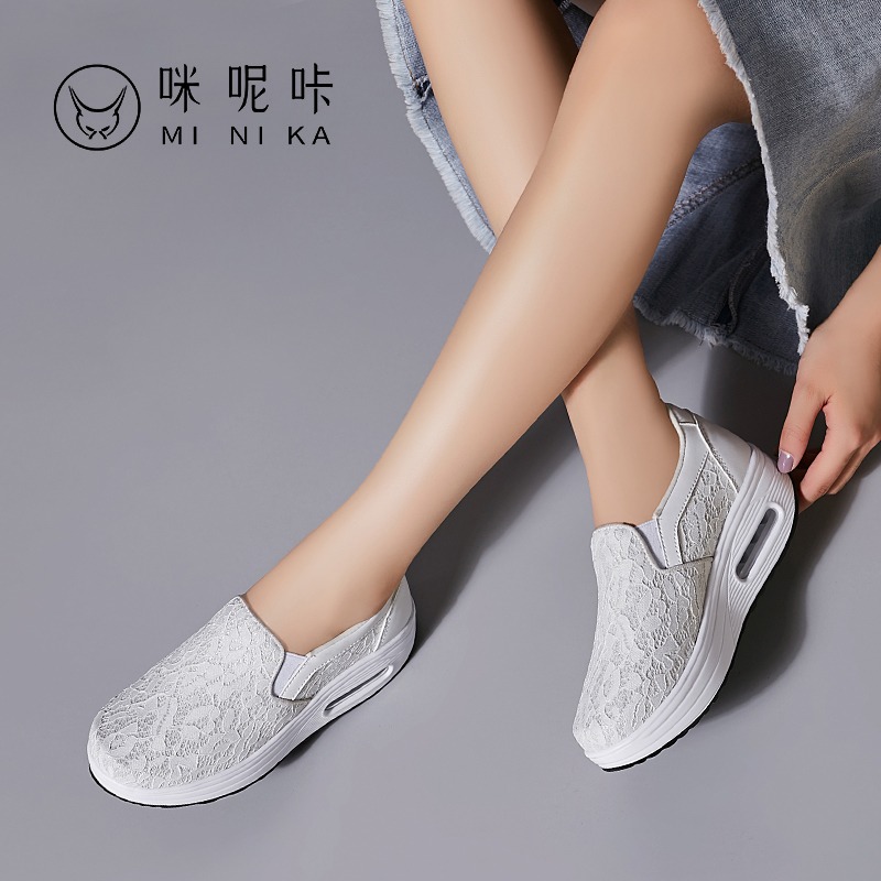 รองเท้าผ้าใบ รองเท้าลำลอง รองเท้าผ้าใบลำลอง รองเท้าแฟชั่นแบบสวม Slipper Shop