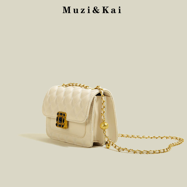 กระเป๋าสะพายข้างผู้หญิง กระเป๋าสะพายสไตล์เกาหลี By Muzi&Kai