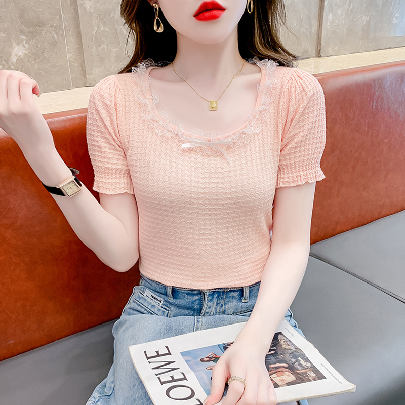 เสื้อผ้าวัยรุ่นเกาหลี เสื้อยืดวัยรุ่นผู้หญิง มีขนาด S M L XL