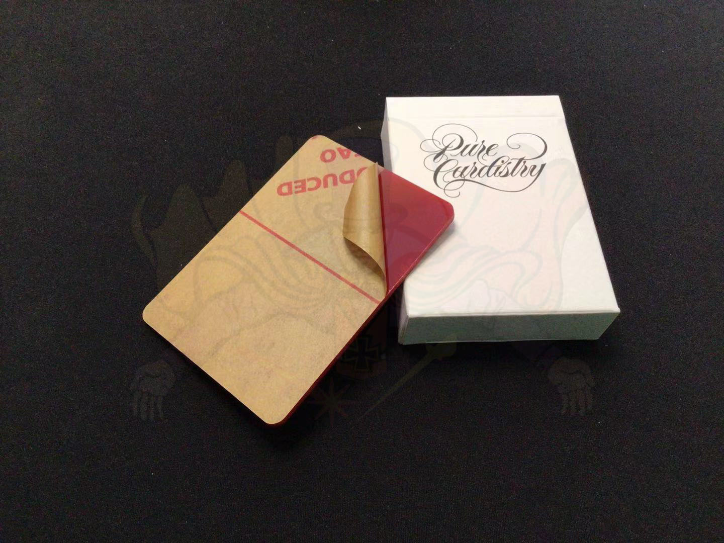 อุปกรณ์เสริมมายากล แผ่นพลาสติก ฝึกตัดไพ่ Trainer Deck (Pure Cardistry) By TCC
