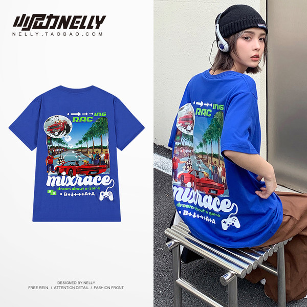 เสื้อยืดคอกลม ผู้ชาย เสื้อยืดผู้ชายเกาหลี เสื้อยืดเกาหลี แบรนด์ NELLY