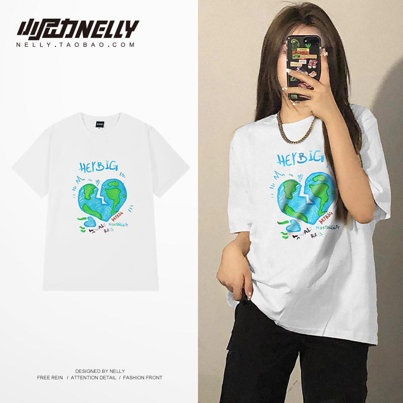เสื้อยืดคอกลม ผู้ชาย เสื้อยืดผู้ชายเกาหลี เสื้อยืดเกาหลี แบรนด์ NELLY