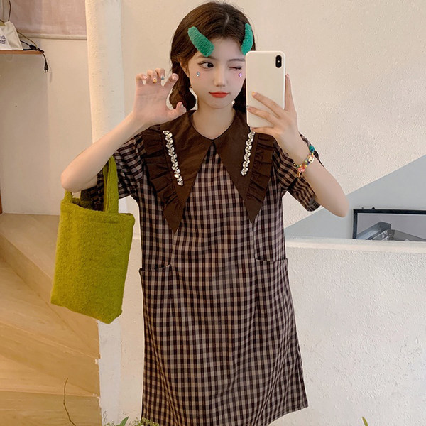 เดรสคนอ้วน เดรสสาวอวบ ชุดเดรสคนอ้วนวัยรุ่น BY PLUS SIZE Girl