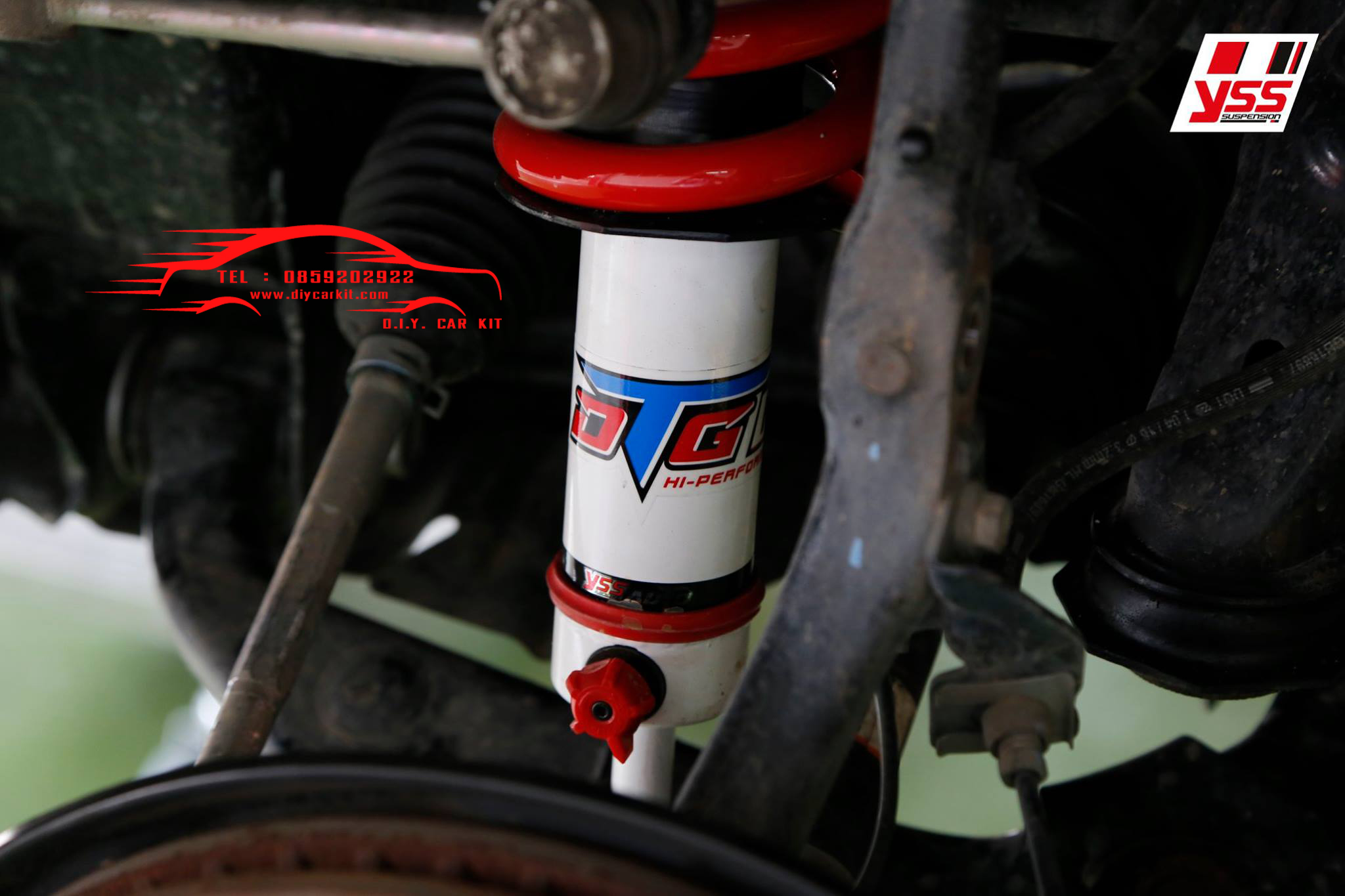 โช้คอัพ สปริงโหลดเตี้ย YSS รุ่น DTG Plus รถ Toyota All New Fortuner 15-24