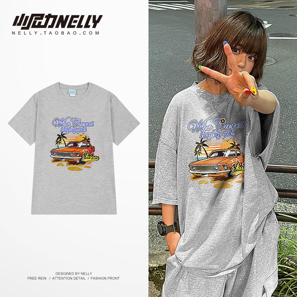 เสื้อยืดคอกลม ผู้ชาย เสื้อยืดผู้ชายเกาหลี เสื้อยืดเกาหลี แบรนด์ NELLY