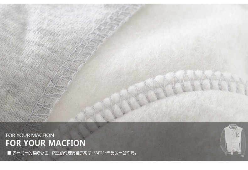 เสื้อเบสบอล Macfion ลาย NY สีกรมเทา ใส่ได้ทั้งผู้ชายและผู้หญิง same pic