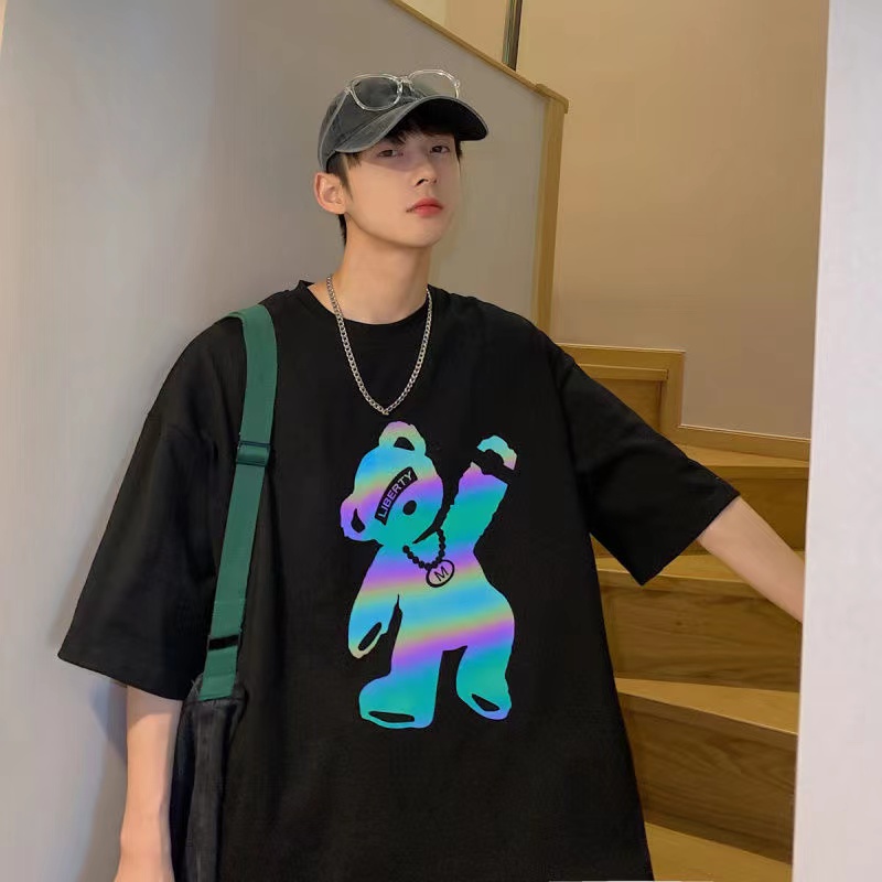 เสื้อยืดผู้ชายอ้วน S-5XL(อกเสื้อ39-51นิ้ว)