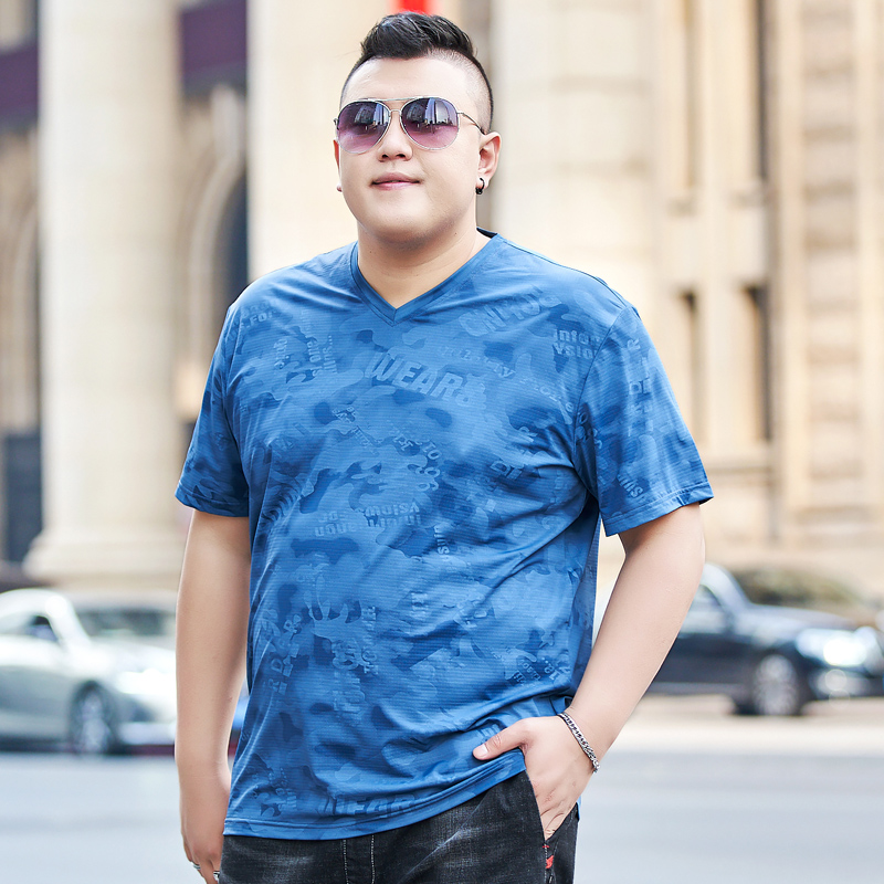 เสื้อยืดผู้ชายอ้วน S-5XL(อกเสื้อ39-51นิ้ว)