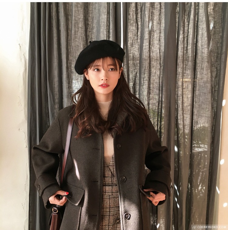 Beret Hat หมวกเบเรต์ พร้อมส่ง ดูดีมีระดับได้ในทุกโอกาส มีเชือกปรับระดังให้เข้ากับศีระษะได้