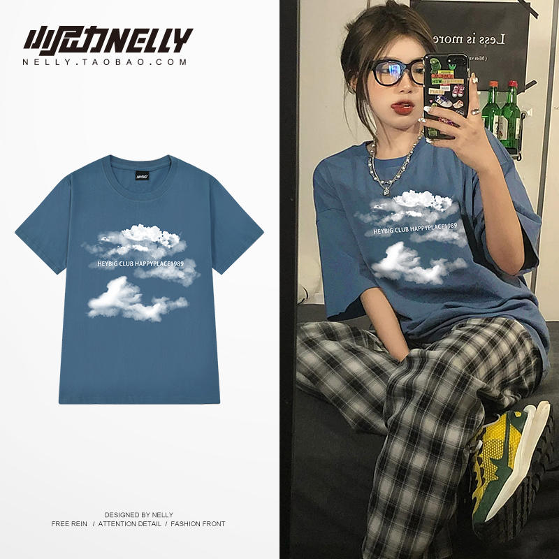 เสื้อยืดคอกลม ผู้ชาย เสื้อยืดผู้ชายเกาหลี เสื้อยืดเกาหลี แบรนด์ NELLY