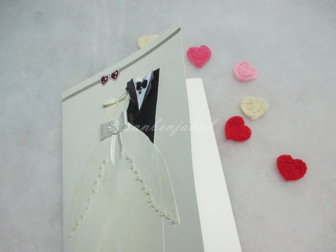 การ์ดแต่งงานโครเชต์
