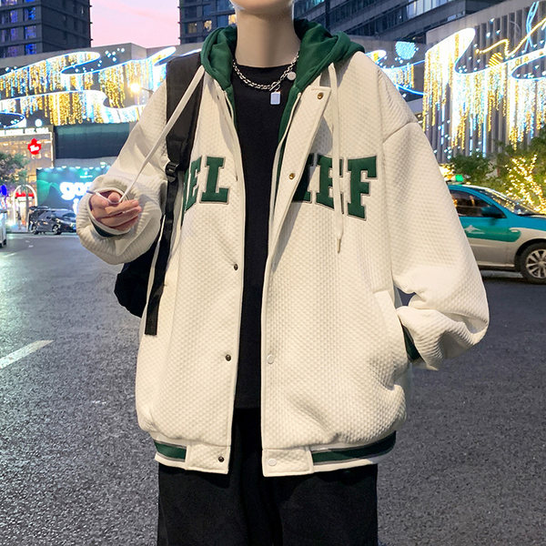เสื้อแจ็คเก็ตเบสบอล เสื้อคลุม เสื้อแขนยาวสไตล์เกาหลี