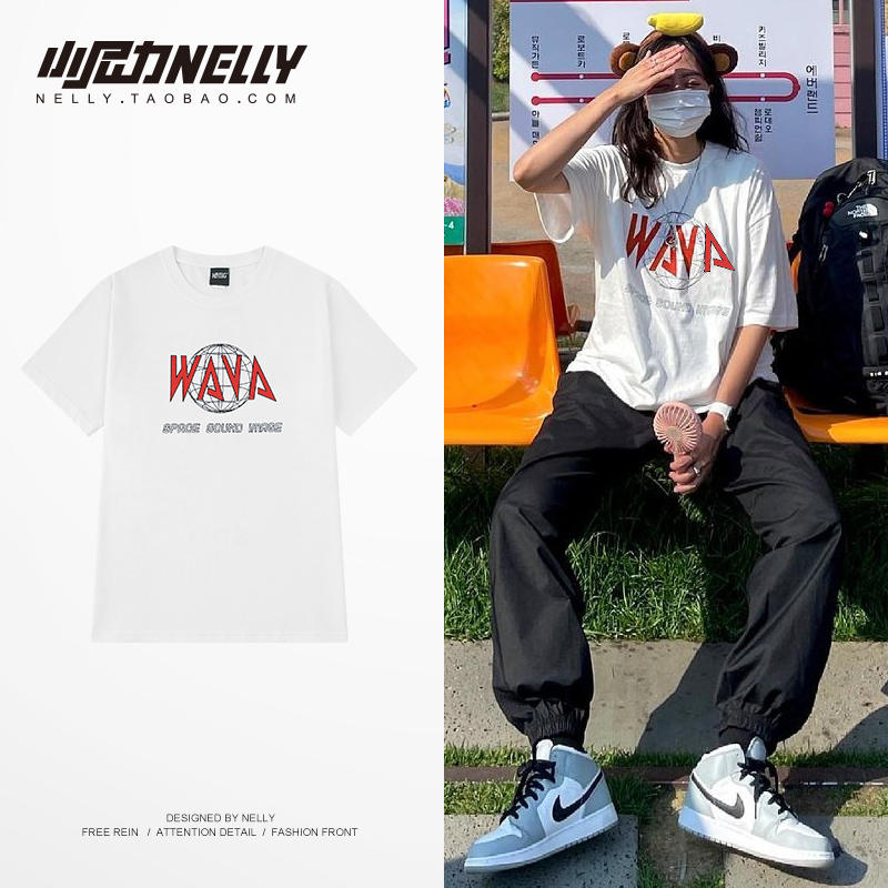 เสื้อยืดคอกลม ผู้ชาย เสื้อยืดผู้ชายเกาหลี เสื้อยืดเกาหลี แบรนด์ NELLY