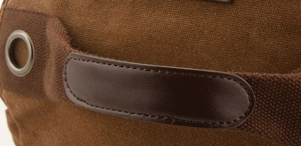 กระเป๋าเป้ กระเป๋าสะพาย กระเป๋าเดินทาง ผู้หญิง ผู้ชาย ใช้ได้ ผ้า Canvas อย่างหนา วัสดุอย่างดี ทำเป็นรูป ทรงกระบอก ใส่นิตยสาร หรือ เสื้อผ้า เที่ยวเขาได้ no 7432833