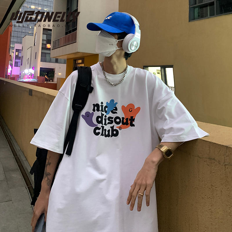 เสื้อยืดคอกลม ผู้ชาย เสื้อยืดผู้ชายเกาหลี เสื้อยืดเกาหลี แบรนด์ NELLY