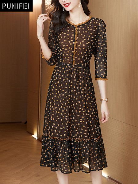 เดรสวัยผู้ใหญ่40-60ปี เดรสคุณแม่ ชุดเดรสทำงานวัยผู้ใหญ่ แบรนด์ MAMA DRESS
