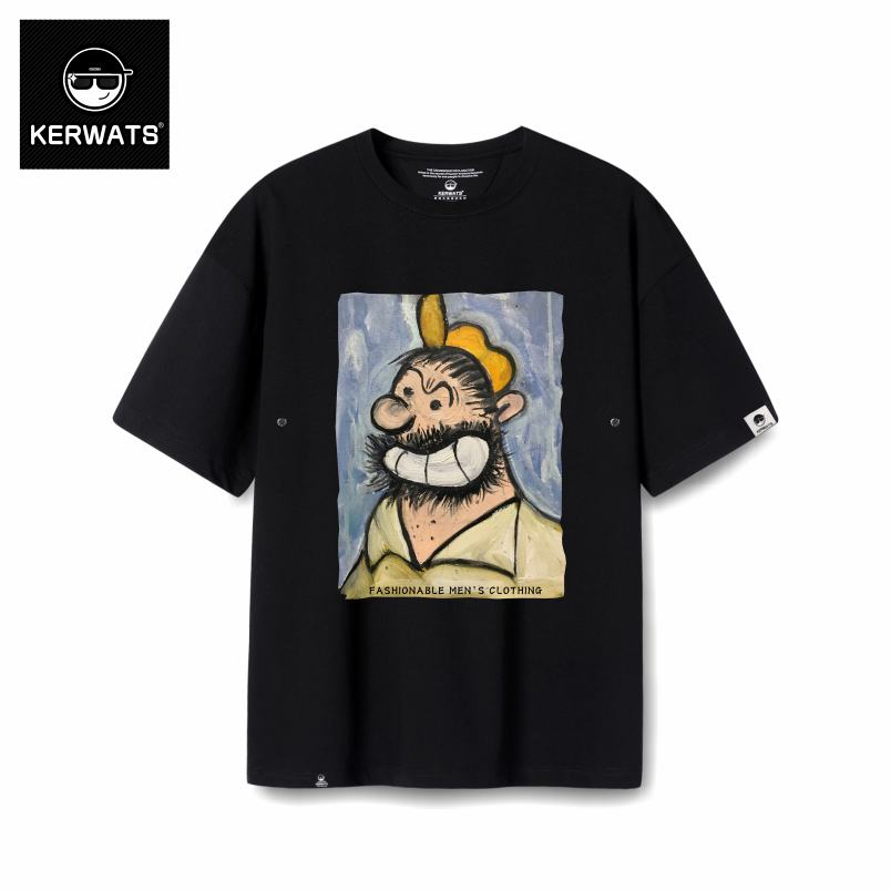 เสื้อยืดผู้ชายอ้วน S-6XL น้ำหนักผู้สวม 50-135 กิโลกรัม