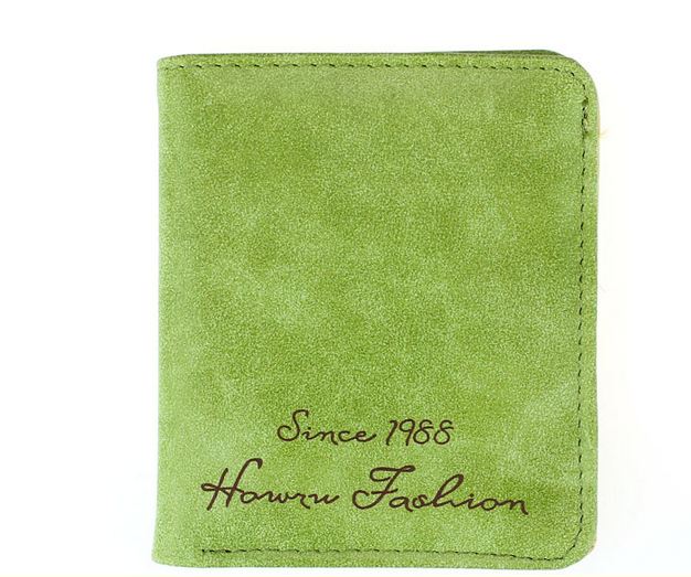 กระเป๋าสตางค์ผู้หญิง ใบสั้น หนังนิ่ม สีพื้น สำหรับ สาว ที่ชื่อชอบ กระเป๋าสตางค์บาง ๆ สีสวย สีเขียว ดำ ครีม ฟ้า น้ำตาล ใส่บัตรได้ พอประมาณ 163500