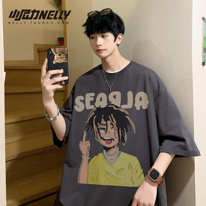 เสื้อยืดคอกลม ผู้ชาย เสื้อยืดผู้ชายเกาหลี เสื้อยืดเกาหลี แบรนด์ NELLY
